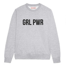 Load image into Gallery viewer, GRL PWR Sweatshirt-Feminist Apparel, Feminist Clothing, Feminist Sweatshirt, JH030-The Spark Company