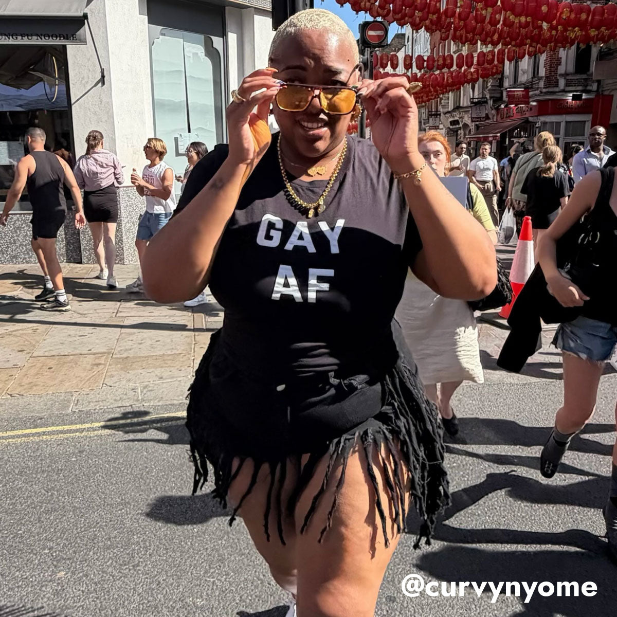 Gay AF T-Shirt-LGBT Apparel, LGBT Clothing, LGBT T Shirt, BC3001-The Spark Company