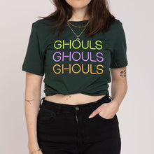 Load image into Gallery viewer, Ghouls Ghouls Ghouls T-Shirt-Feminist Apparel, Feminist Clothing, Feminist T Shirt, BC3001-The Spark Company