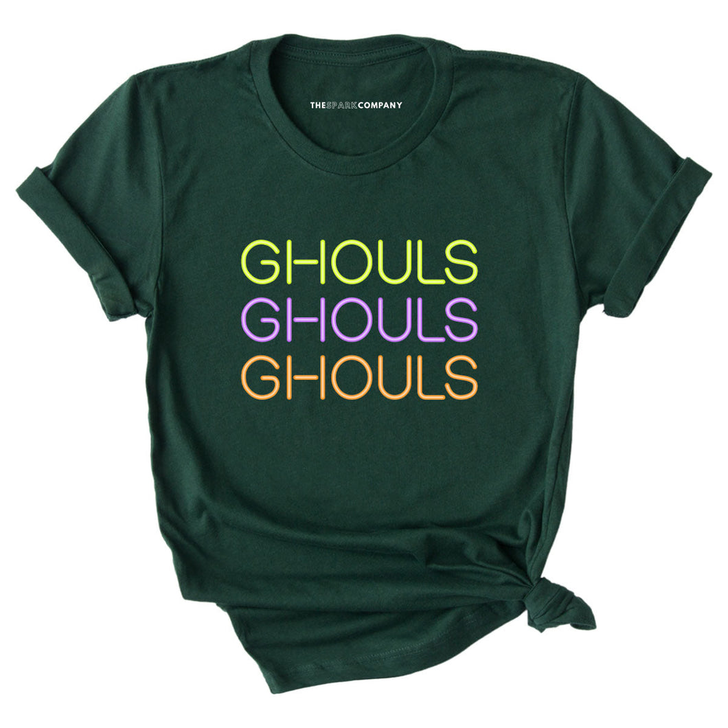 Ghouls Ghouls Ghouls T-Shirt-Feminist Apparel, Feminist Clothing, Feminist T Shirt, BC3001-The Spark Company