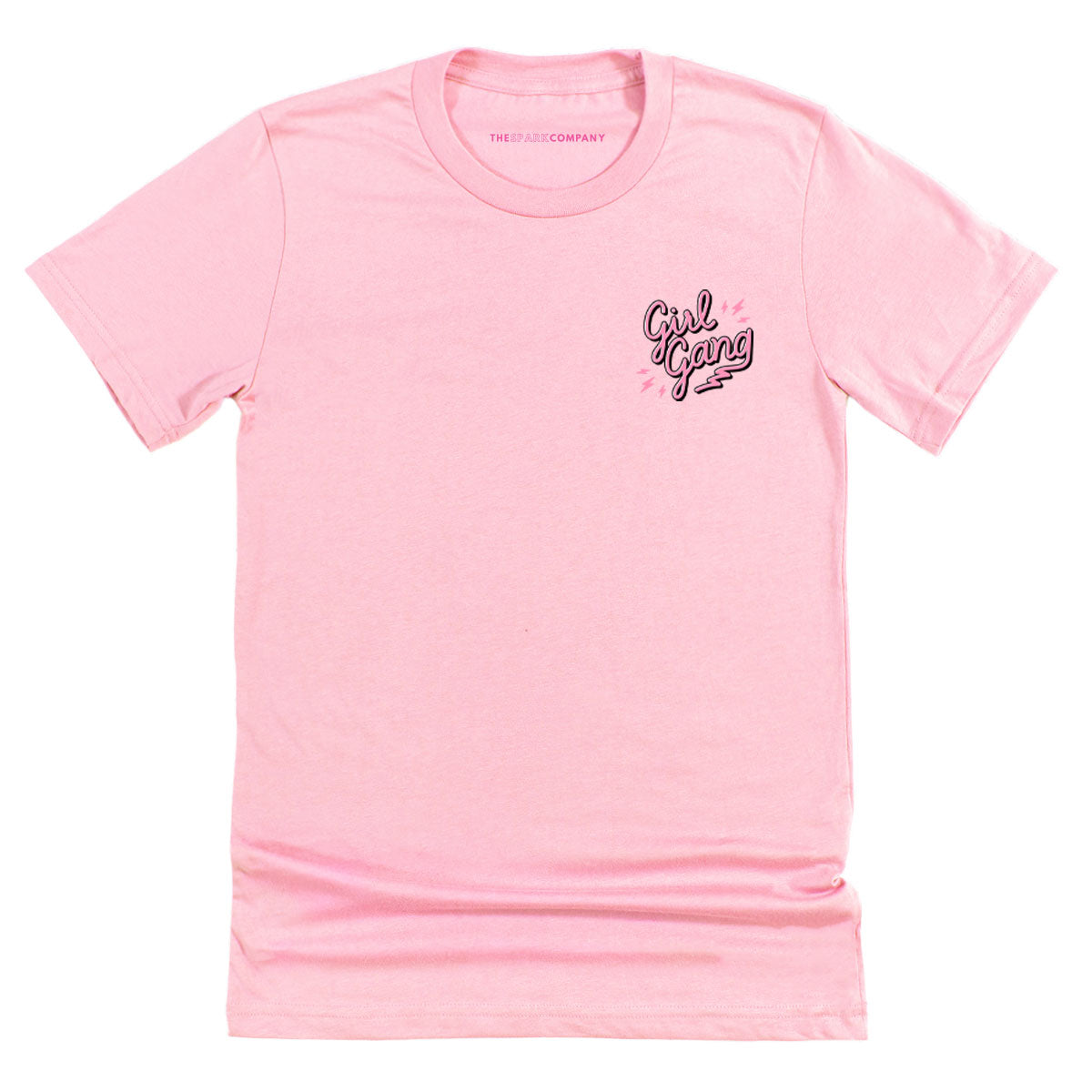 Girl Gang Lightning T-Shirt-Feminist Apparel, Feminist Clothing, Feminist T Shirt, BC3001-The Spark Company