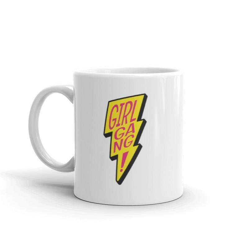 Girl Gang Mug-Feminist Apparel, Feminist Gift, Feminist Coffee Mug, 11oz White Ceramic-The Spark Company