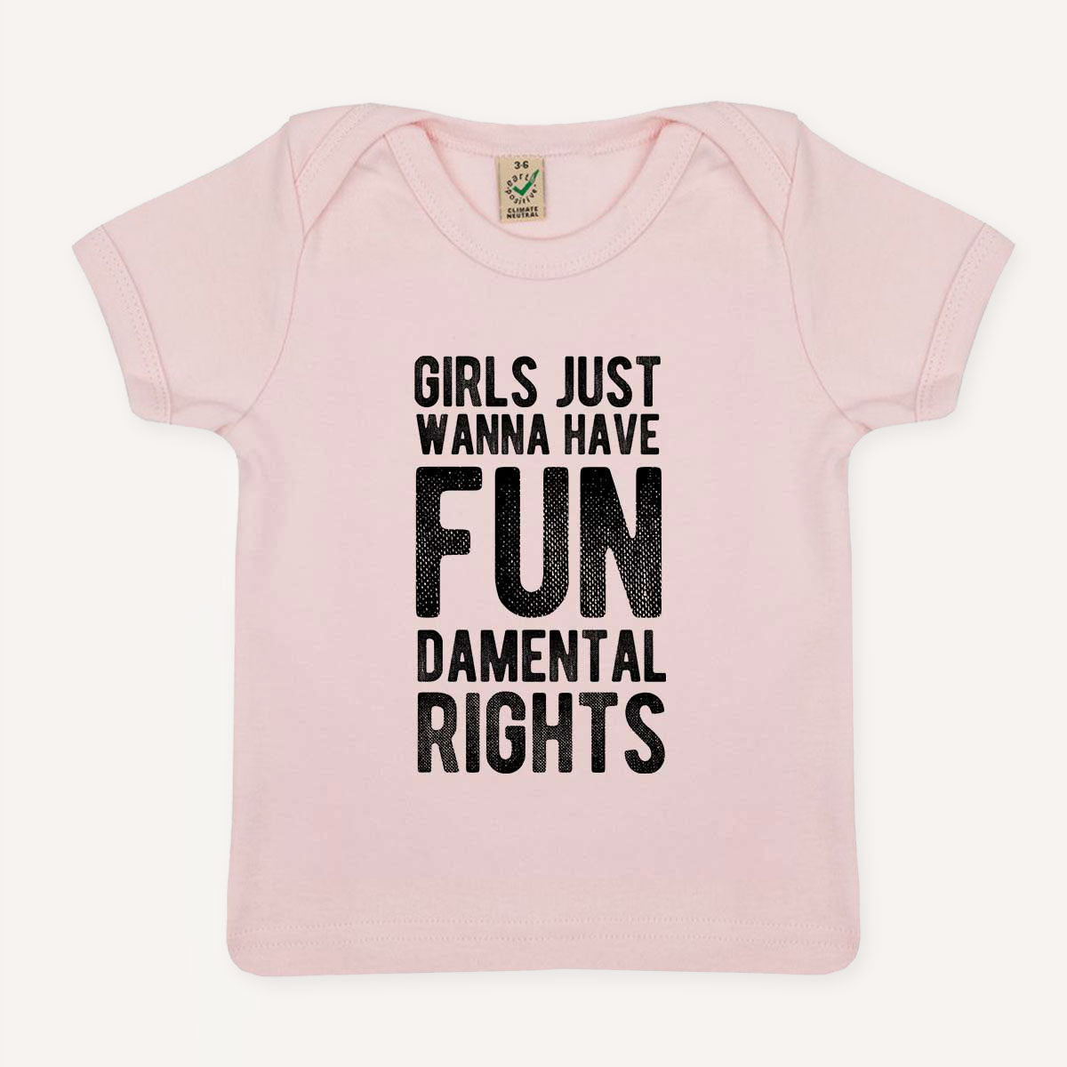 Girls Just Wanna Have Fundamental Rights Baby T-Shirt-Feminist Apparel, Feminist Clothing, Feminist Baby T Shirt, EPB01-The Spark Company