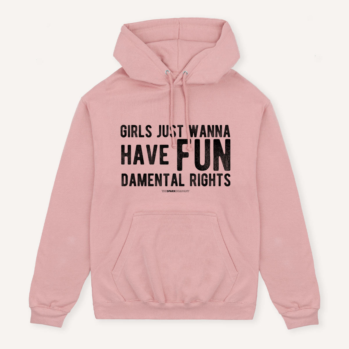 Girls Just Wanna Have Fundamental Rights Hoodie-Feminist Apparel, Feminist Clothing, Feminist Hoodie, JH001-The Spark Company