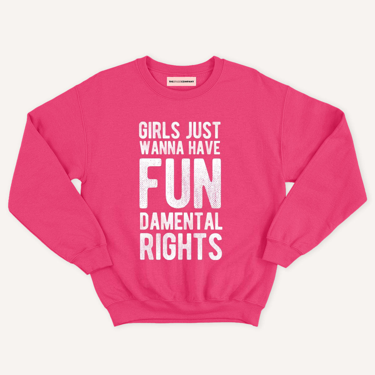 Girls Just Wanna Have Fundamental Rights Kids Sweatshirt-Feminist Apparel, Feminist Clothing, Feminist Kids Sweatshirt, JH030B-The Spark Company
