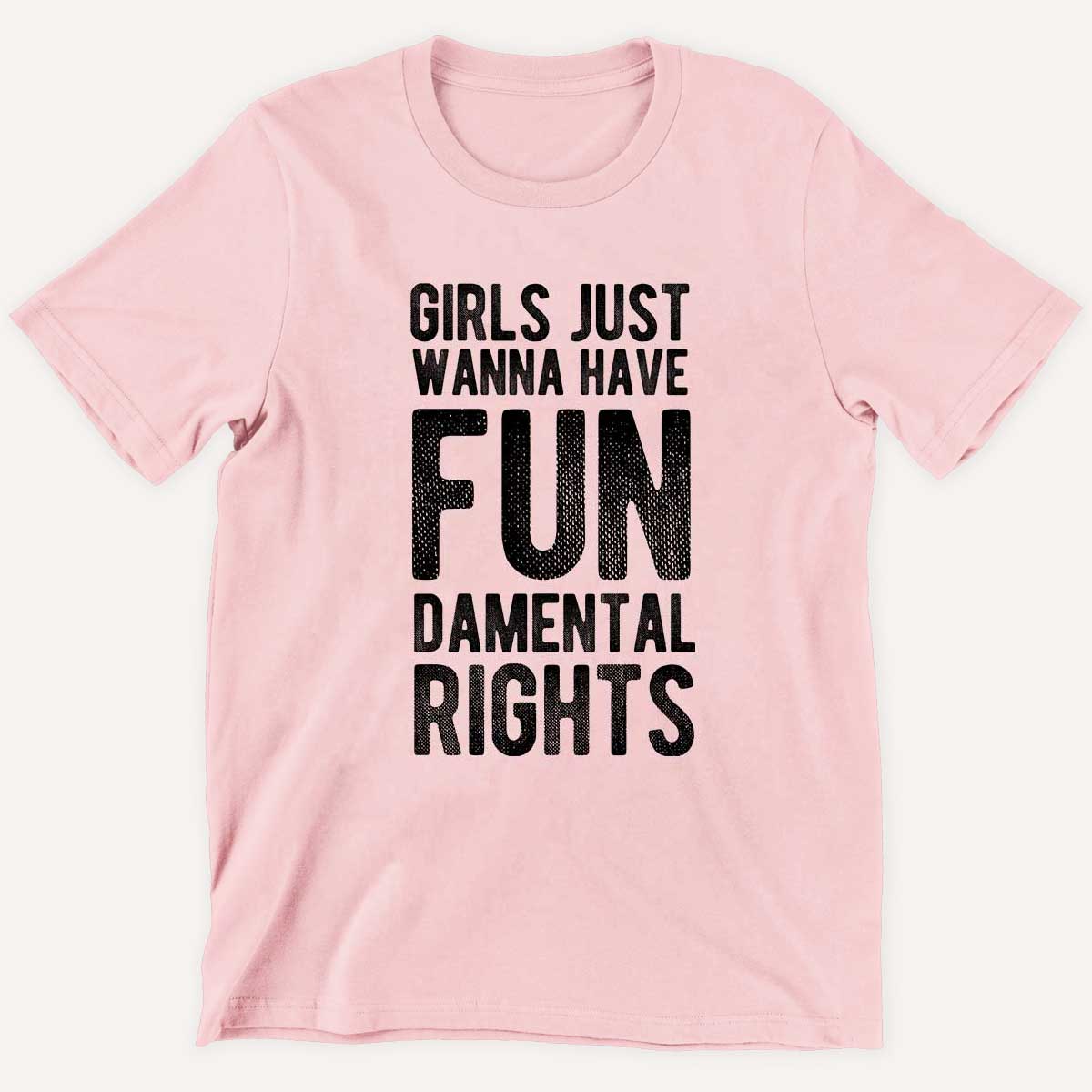 Girls Just Wanna Have Fundamental Rights Kids T-Shirt-Feminist Apparel, Feminist Clothing, Feminist Kids T Shirt, MiniCreator-The Spark Company