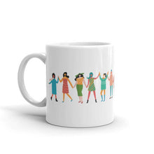 Load image into Gallery viewer, Girls Supporting Girls Mug-Feminist Apparel, Feminist Gift, Feminist Coffee Mug, 11oz White Ceramic-The Spark Company