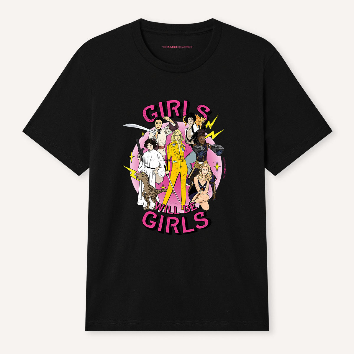 Girls Will Be Girls T-Shirt-Feminist Apparel, Feminist Clothing, Feminist T Shirt, BC3001-The Spark Company