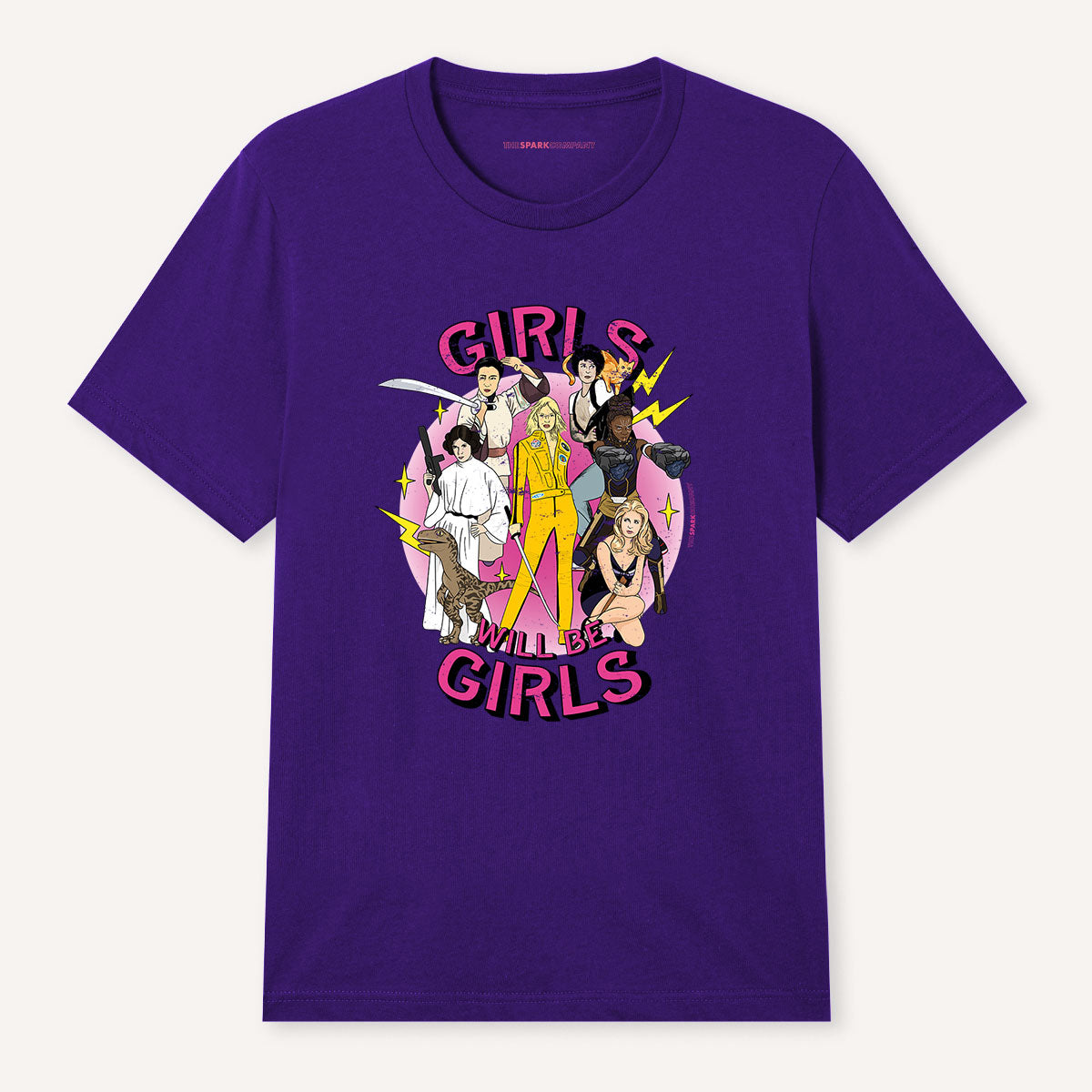 Girls Will Be Girls T-Shirt-Feminist Apparel, Feminist Clothing, Feminist T Shirt, BC3001-The Spark Company