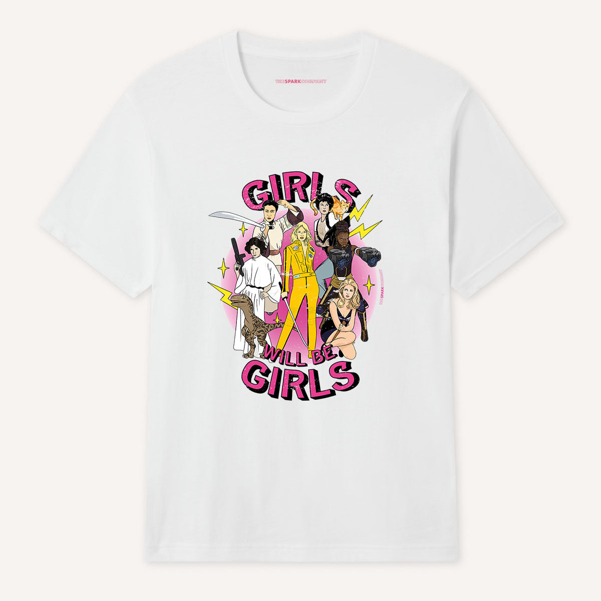 Girls Will Be Girls T-Shirt-Feminist Apparel, Feminist Clothing, Feminist T Shirt, BC3001-The Spark Company