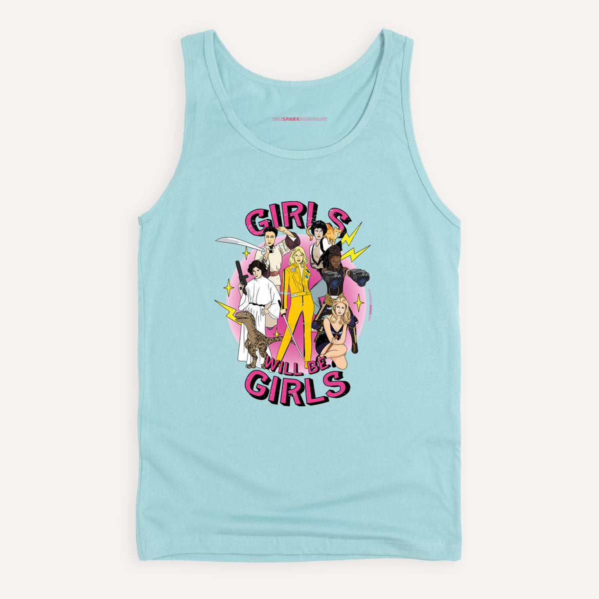Girls Will Be Girls Tank Top-Feminist Apparel, Feminist Clothing, Feminist Tank, 03980-The Spark Company