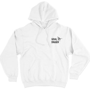 Goal Digger Embroidered Hoodie-Feminist Apparel, Feminist Clothing, Feminist Hoodie, JH001-The Spark Company