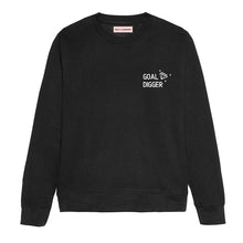 Load image into Gallery viewer, Goal Digger Embroidered Sweatshirt-Feminist Apparel, Feminist Clothing, Feminist Sweatshirt, JH030-The Spark Company
