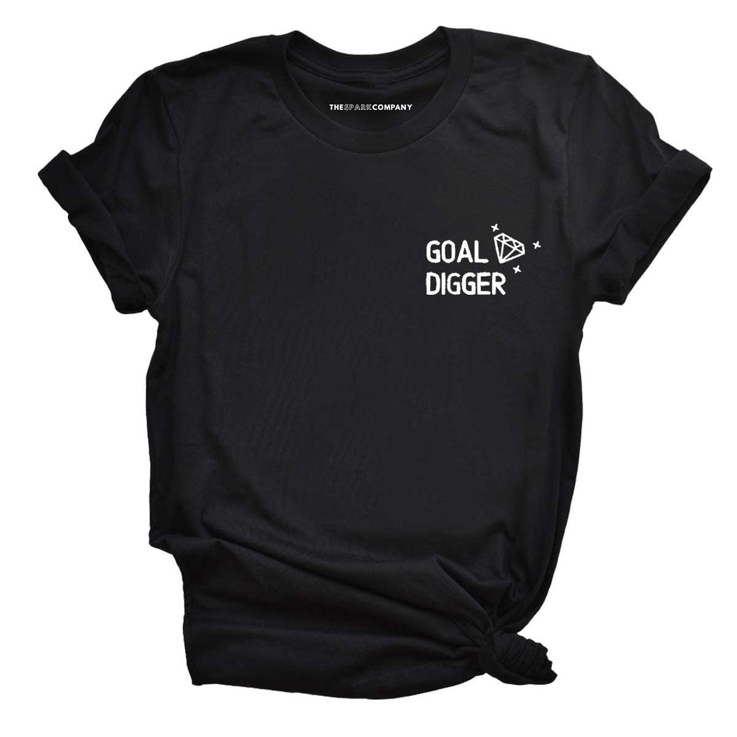 Goal Digger Embroidered T-Shirt