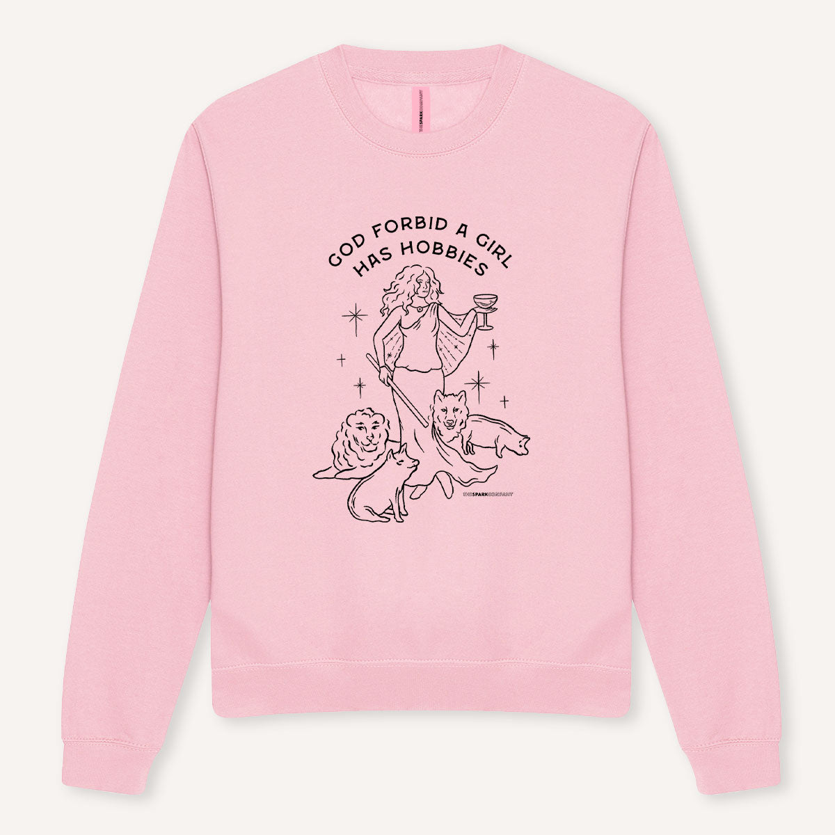 God Forbid A Girl Has Hobbies Sweatshirt-Feminist Apparel, Feminist Clothing, Feminist Sweatshirt, JH030-The Spark Company