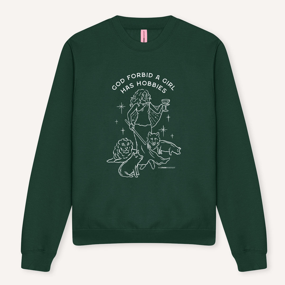 God Forbid A Girl Has Hobbies Sweatshirt-Feminist Apparel, Feminist Clothing, Feminist Sweatshirt, JH030-The Spark Company