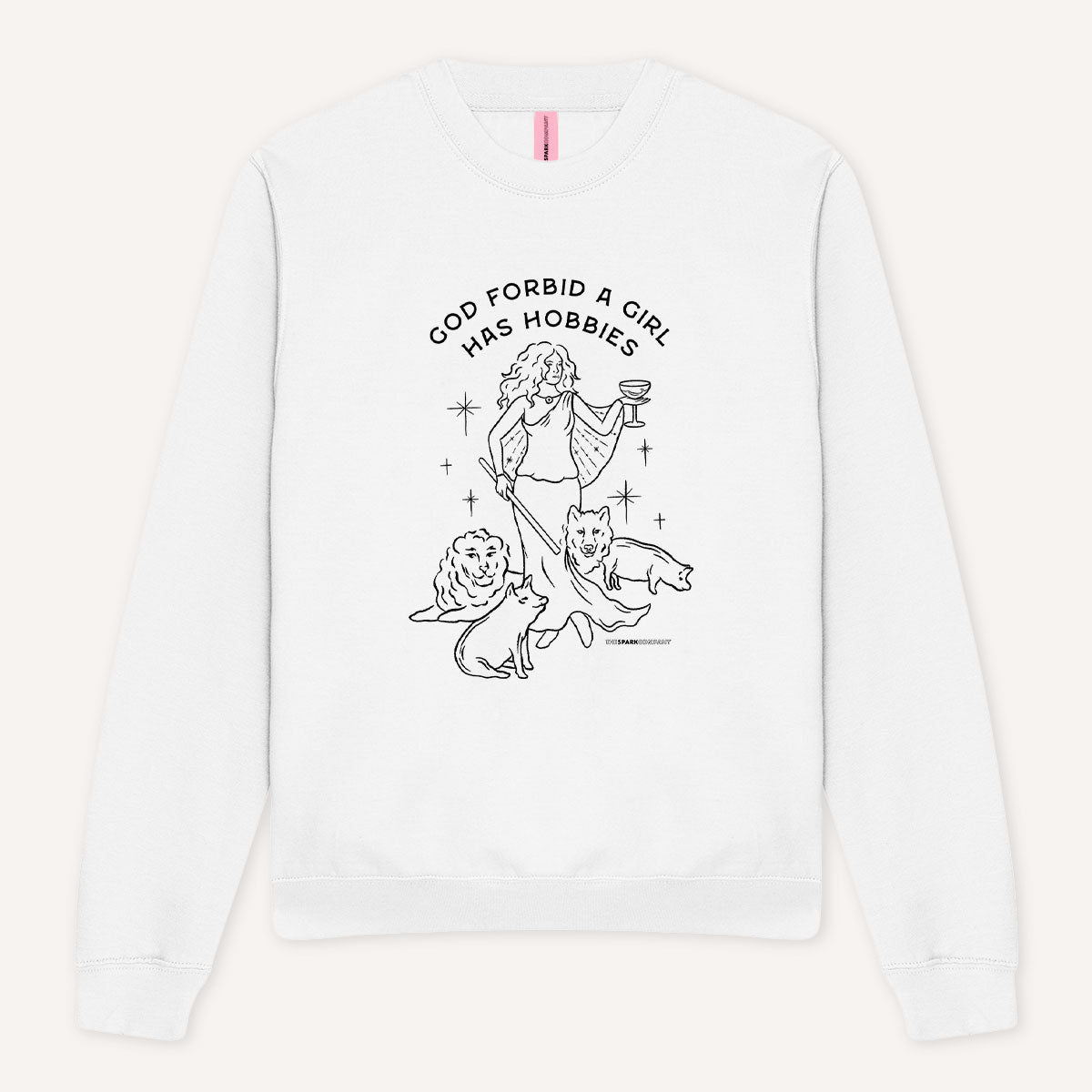 God Forbid A Girl Has Hobbies Sweatshirt-Feminist Apparel, Feminist Clothing, Feminist Sweatshirt, JH030-The Spark Company