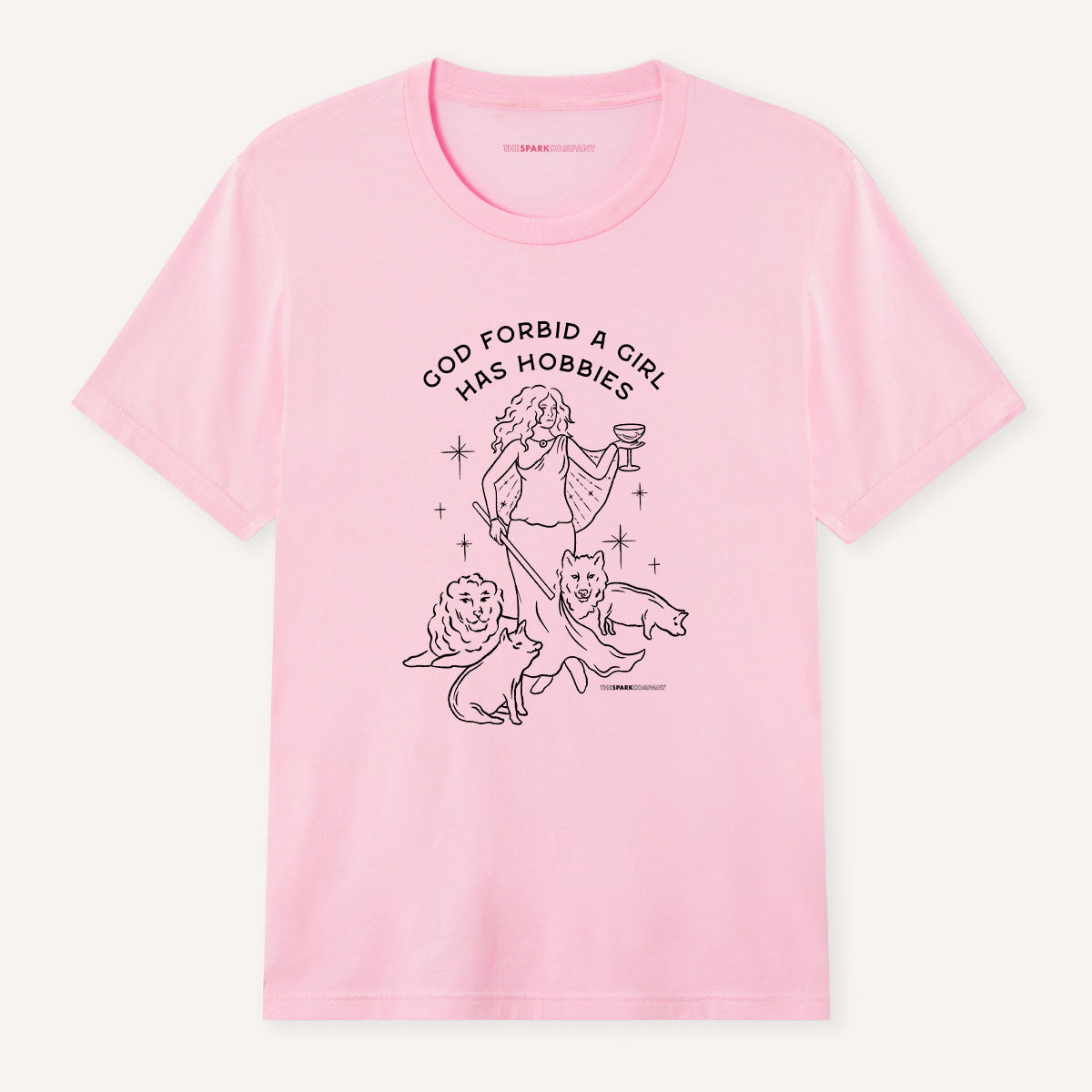God Forbid A Girl Has Hobbies T-Shirt-Feminist Apparel, Feminist Clothing, Feminist T Shirt, BC3001-The Spark Company