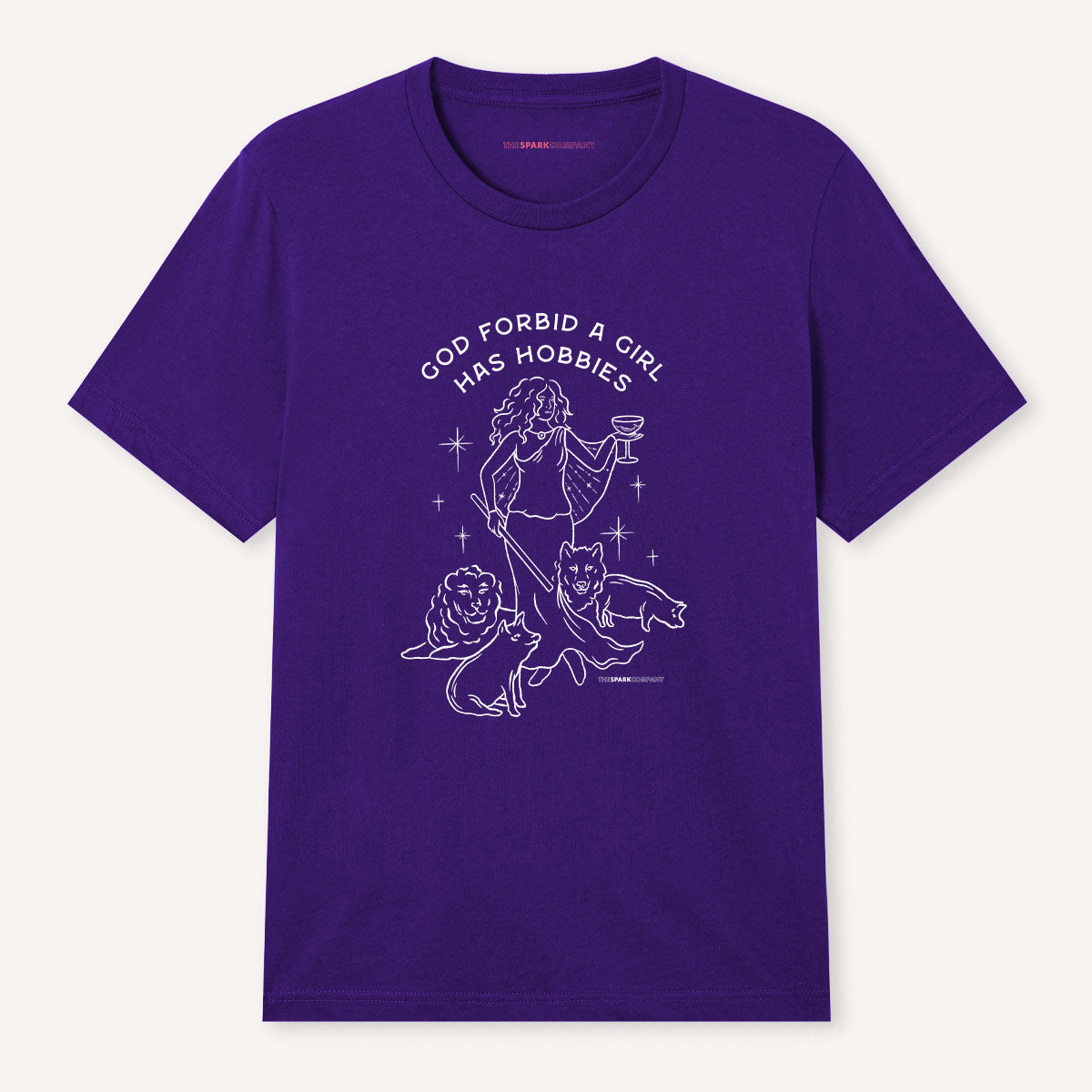 God Forbid A Girl Has Hobbies T-Shirt-Feminist Apparel, Feminist Clothing, Feminist T Shirt, BC3001-The Spark Company