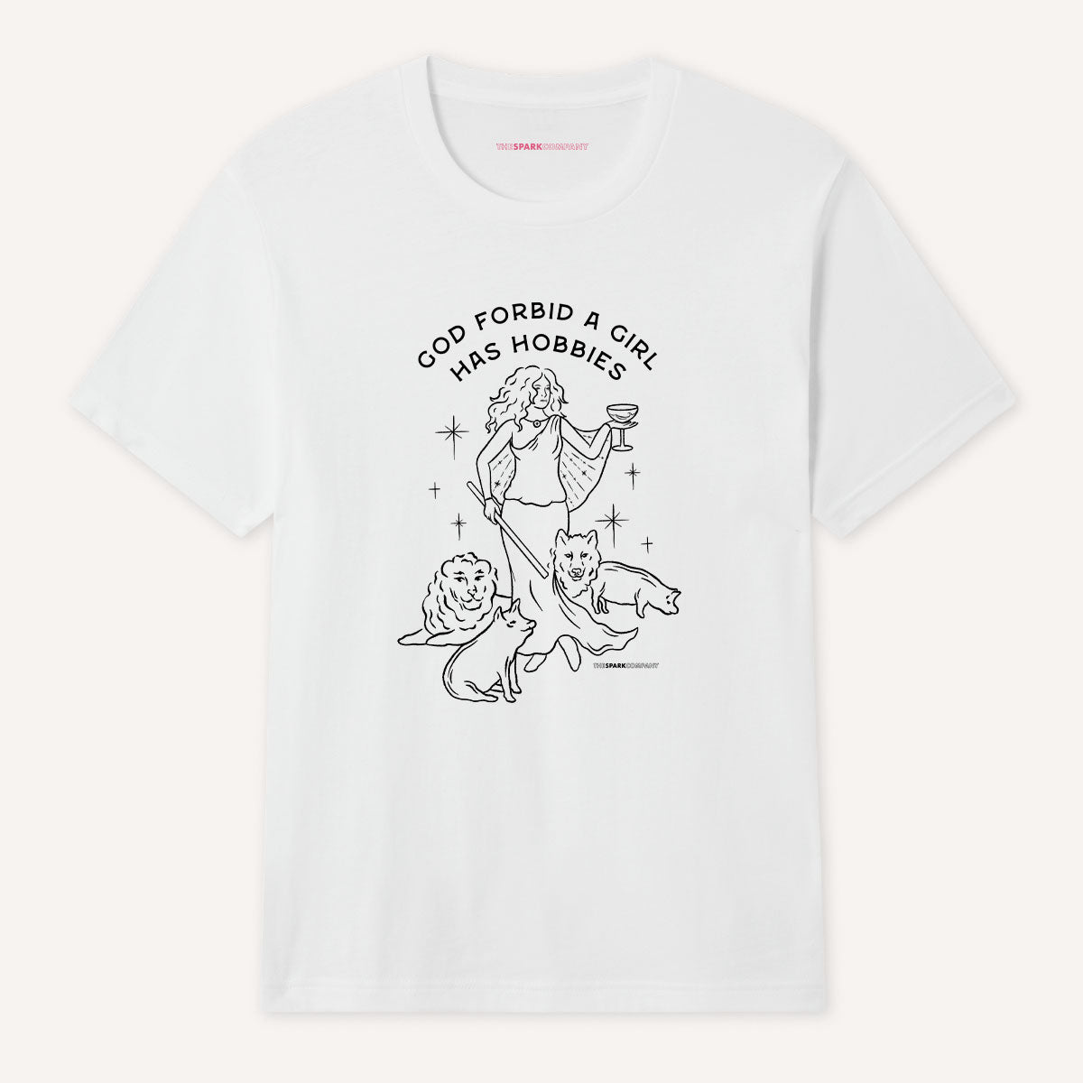 God Forbid A Girl Has Hobbies T-Shirt-Feminist Apparel, Feminist Clothing, Feminist T Shirt, BC3001-The Spark Company
