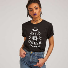 Load image into Gallery viewer, Halloqueen Halloween T-Shirt-Feminist Apparel, Feminist Clothing, Feminist T Shirt, BC3001-The Spark Company