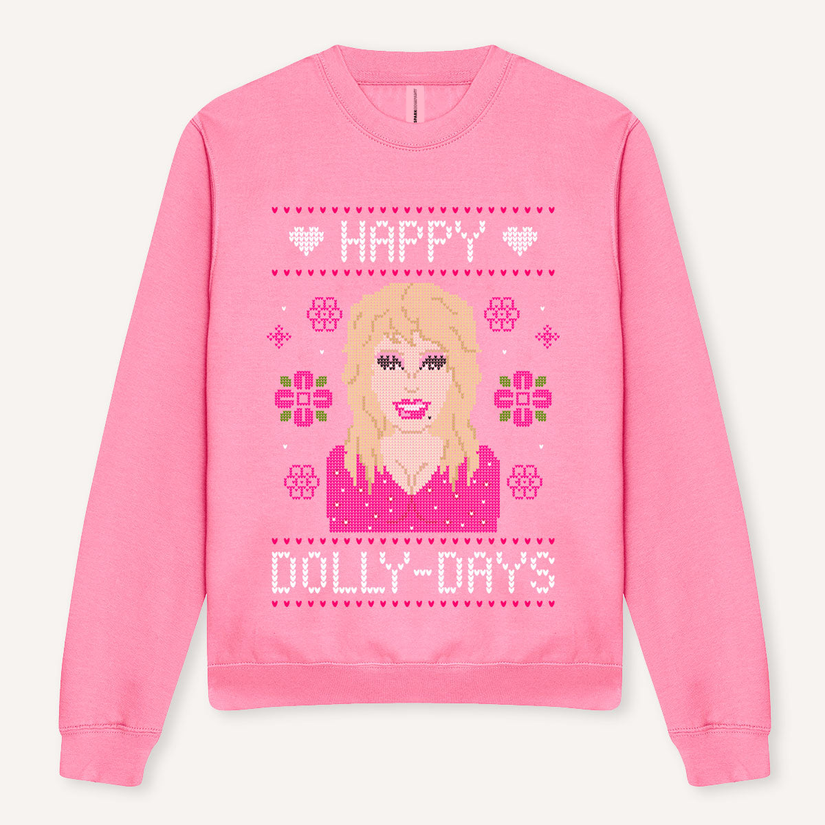 Happy Dolly Days Ugly Christmas Jumper-Feminist Apparel, Feminist Clothing, Feminist Sweatshirt, JH030-The Spark Company