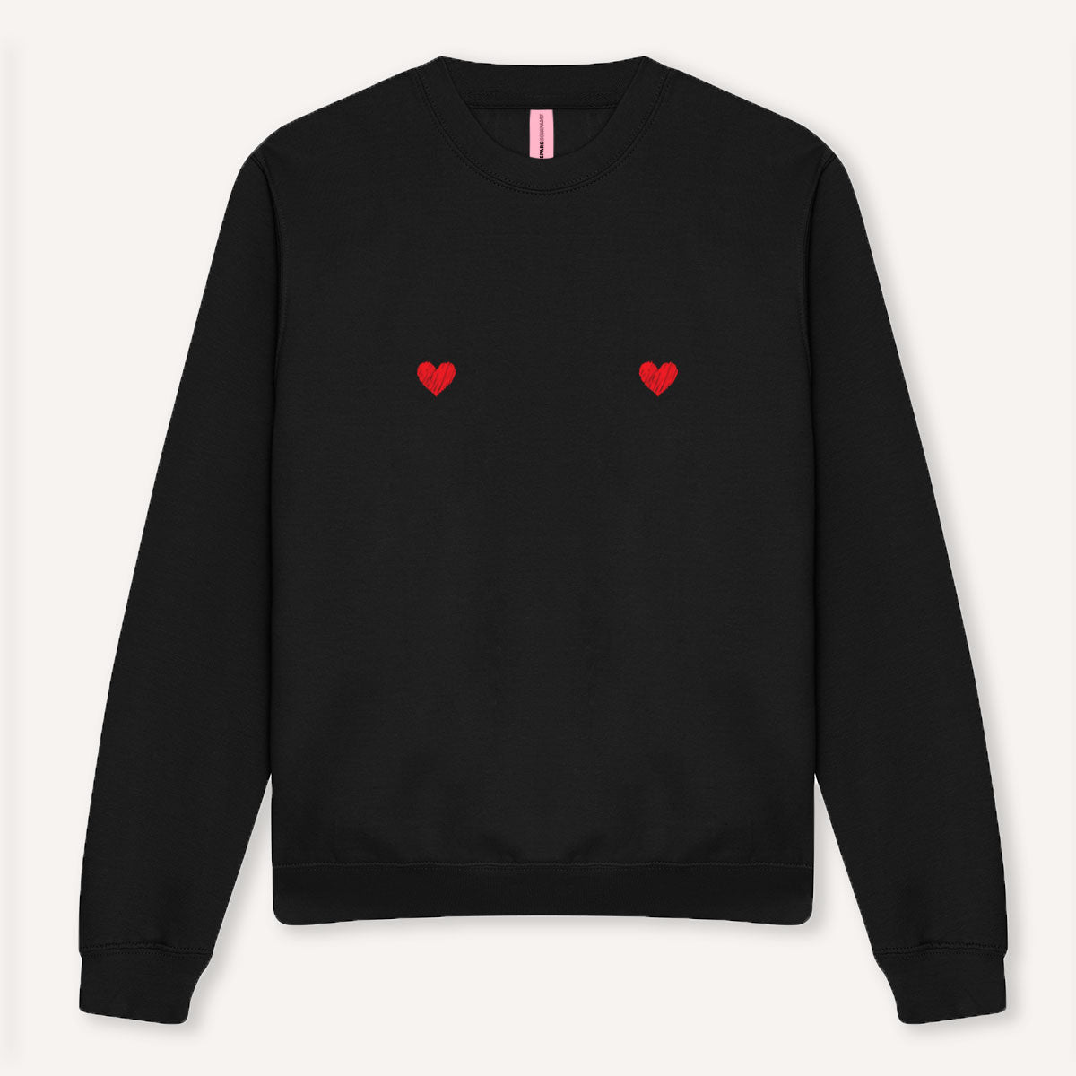 Heart Nipple Sweatshirt-Feminist Apparel, Feminist Clothing, Feminist Sweatshirt, JH030-The Spark Company