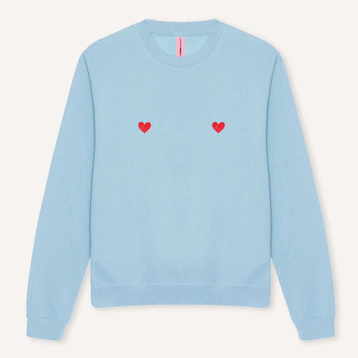 Heart Nipple Sweatshirt-Feminist Apparel, Feminist Clothing, Feminist Sweatshirt, JH030-The Spark Company