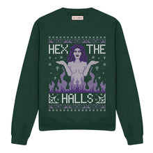 Load image into Gallery viewer, Hex The Halls Ugly Christmas Jumper-Feminist Apparel, Feminist Clothing, Feminist Sweatshirt, JH030-The Spark Company