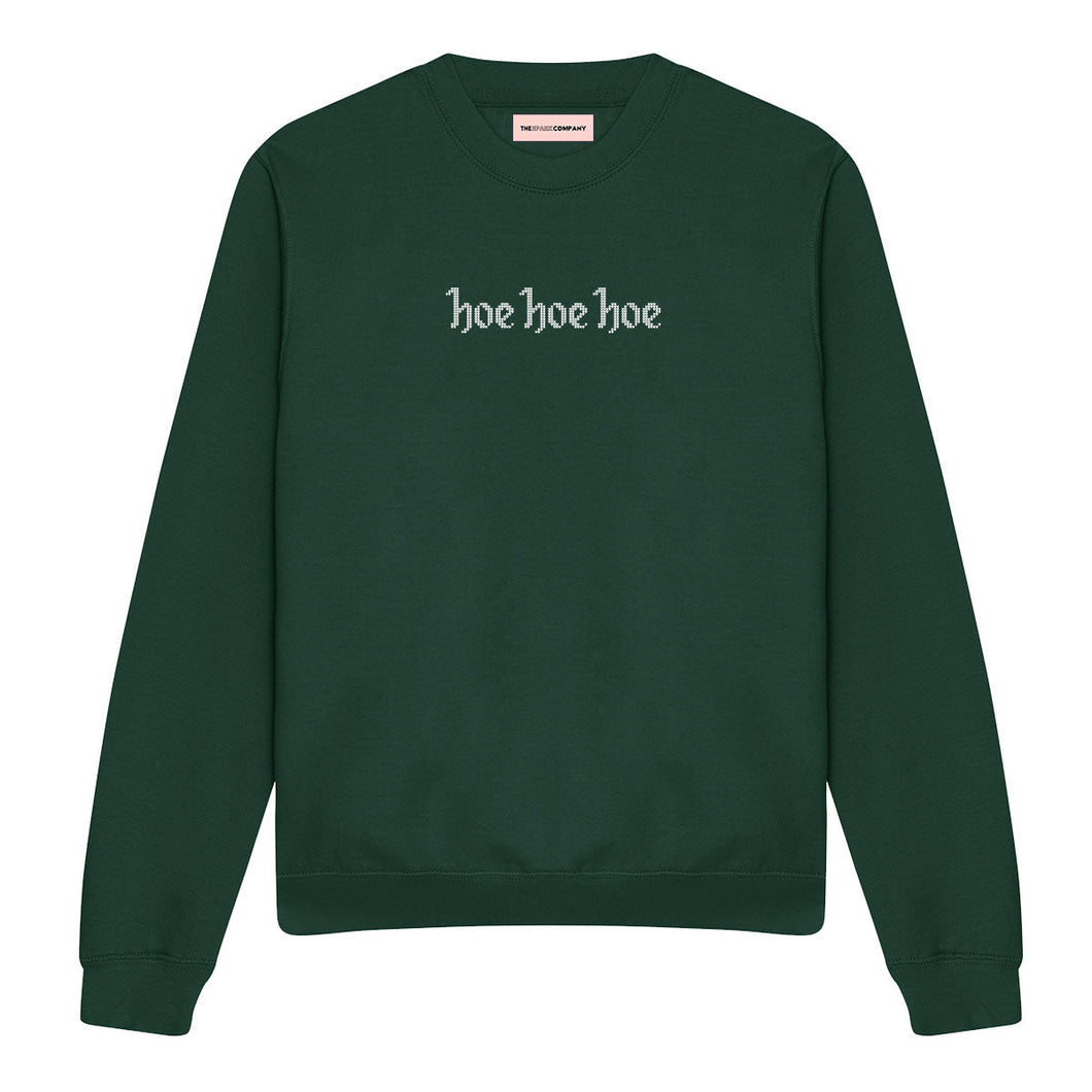 Hoe Hoe Hoe Ugly Christmas Jumper-Feminist Apparel, Feminist Clothing, Feminist Sweatshirt, JH030-The Spark Company