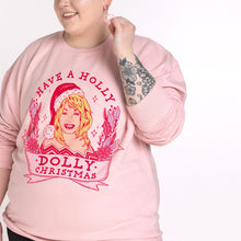 Load image into Gallery viewer, Holly Dolly Christmas Ugly Christmas Jumper-Feminist Apparel, Feminist Clothing, Feminist Sweatshirt, JH030-The Spark Company
