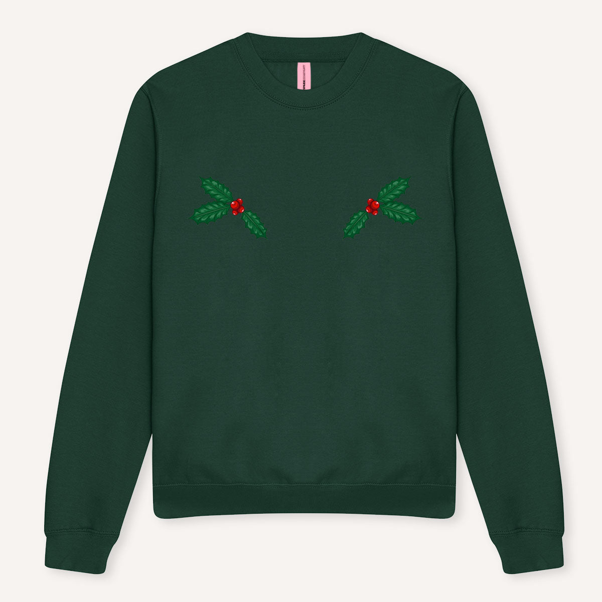 Holly Tits Christmas Jumper-Feminist Apparel, Feminist Clothing, Feminist Sweatshirt, JH030-The Spark Company