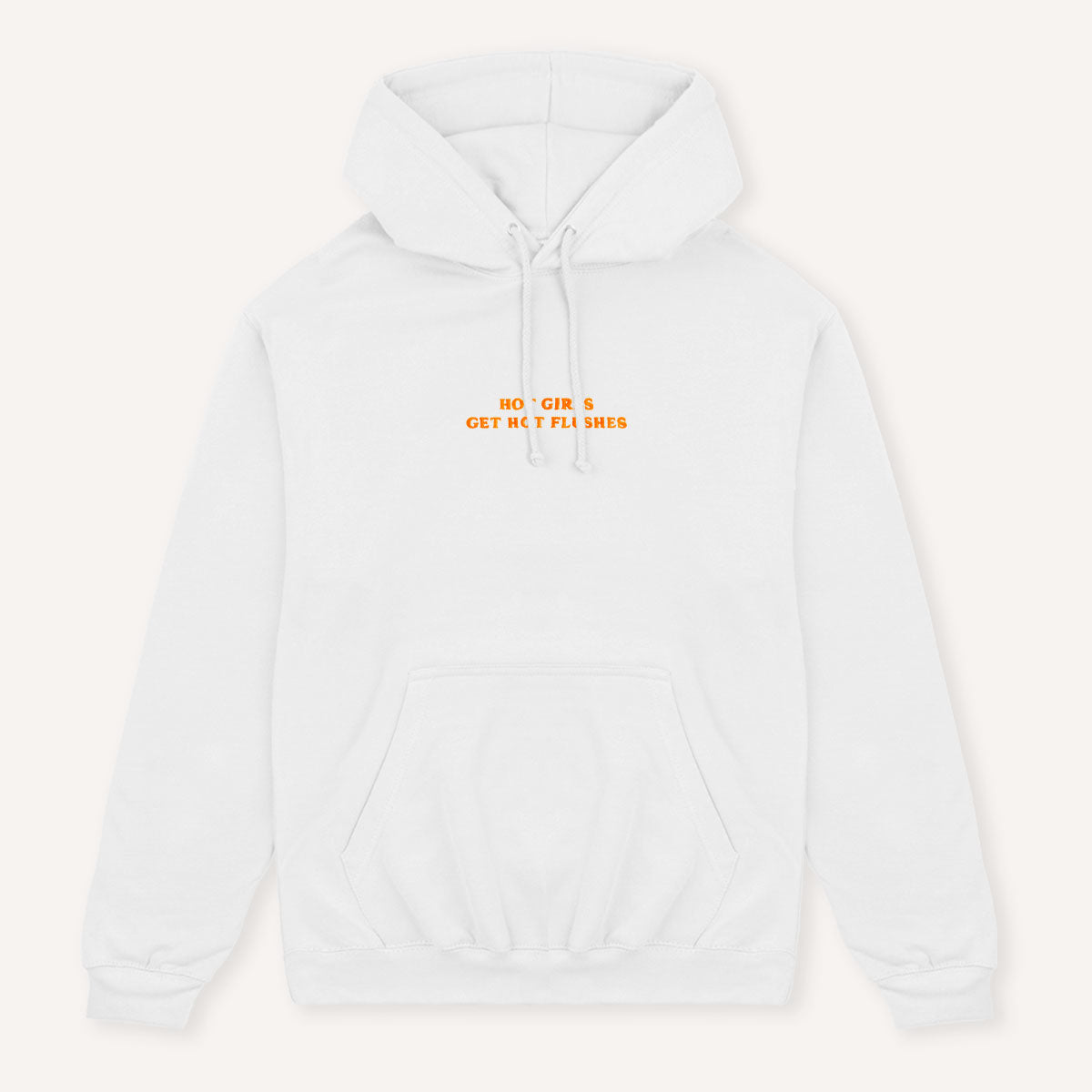 Hot Girls Get Hot Flushes Embroidered Hoodie-Feminist Apparel, Feminist Clothing, Feminist Hoodie, JH001-The Spark Company