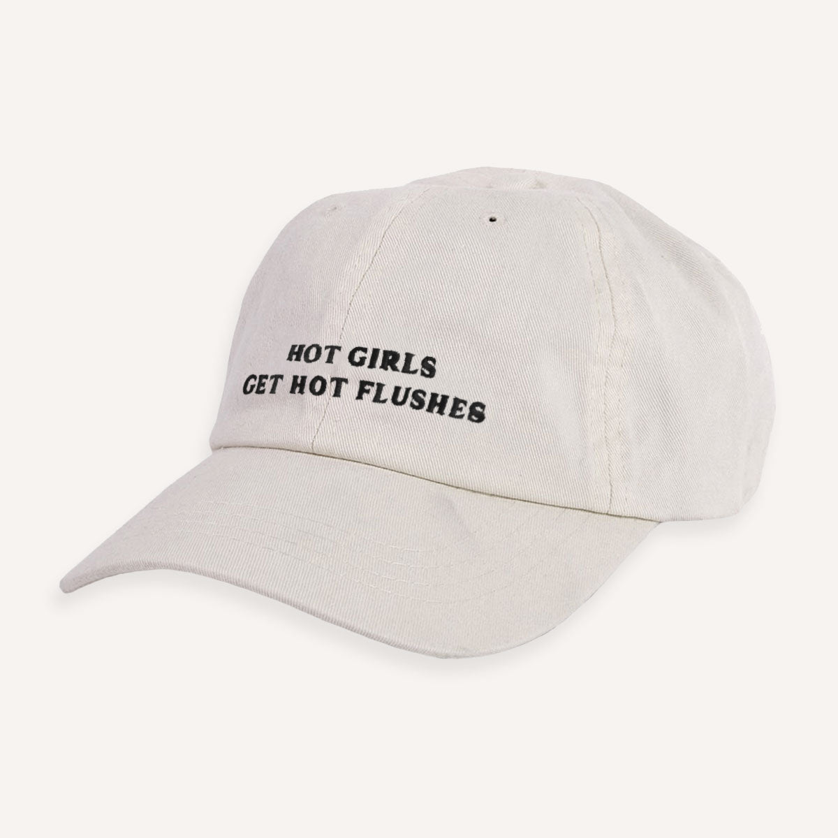 Hot Girls Get Hot Flushes Slogan Cap-Feminist Apparel, Feminist Gift, Slogan Cap, BC653-The Spark Company