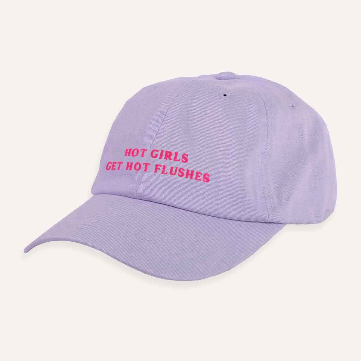 Hot Girls Get Hot Flushes Slogan Cap-Feminist Apparel, Feminist Gift, Slogan Cap, BC653-The Spark Company