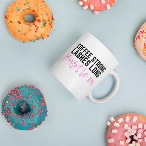 Hustle Mug-Feminist Apparel, Feminist Gift, Feminist Coffee Mug, 11oz White Ceramic-The Spark Company