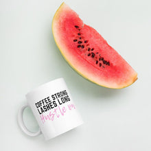 Load image into Gallery viewer, Hustle Mug-Feminist Apparel, Feminist Gift, Feminist Coffee Mug, 11oz White Ceramic-The Spark Company
