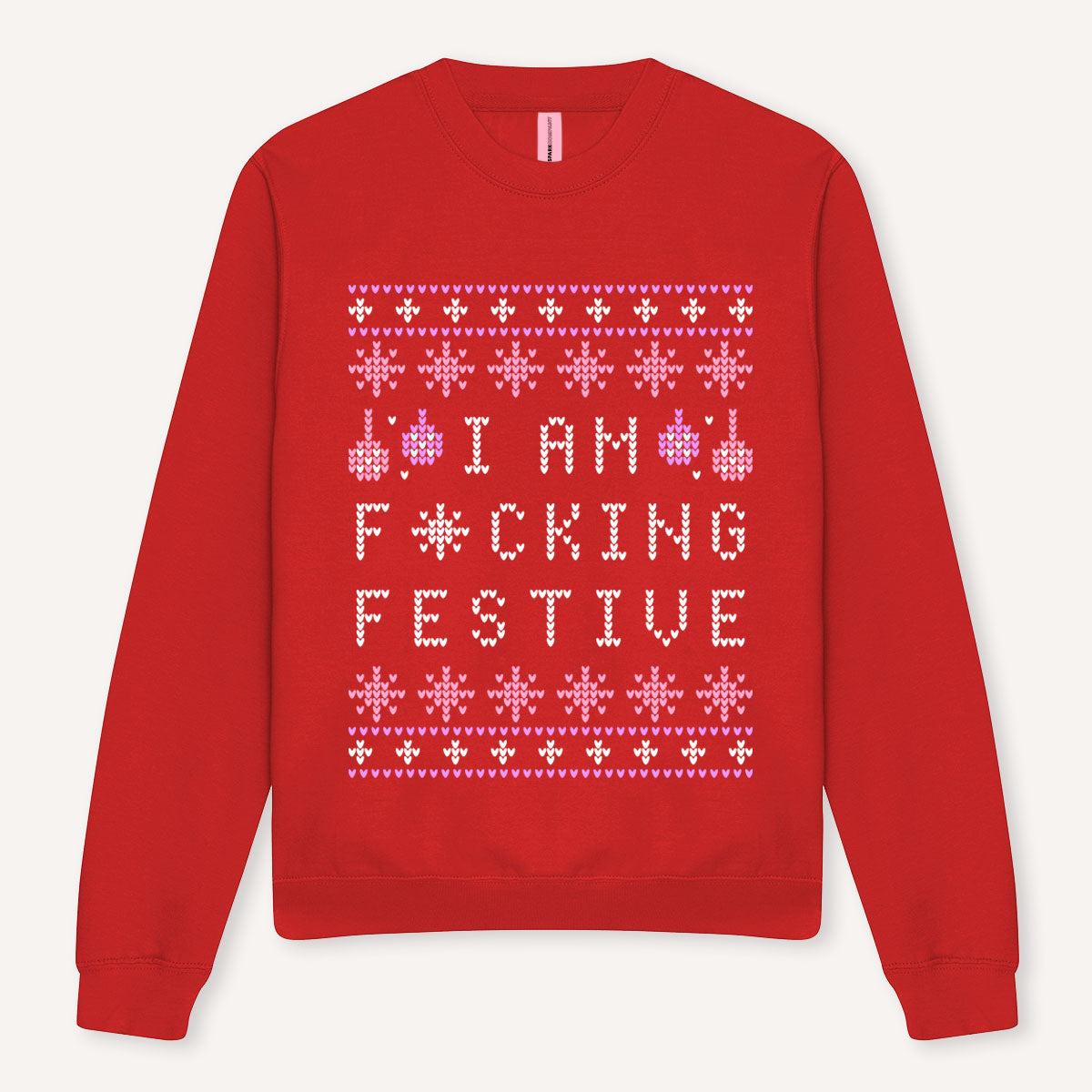 I Am F*cking Festive Ugly Christmas Jumper-Feminist Apparel, Feminist Clothing, Feminist Sweatshirt, JH030-The Spark Company