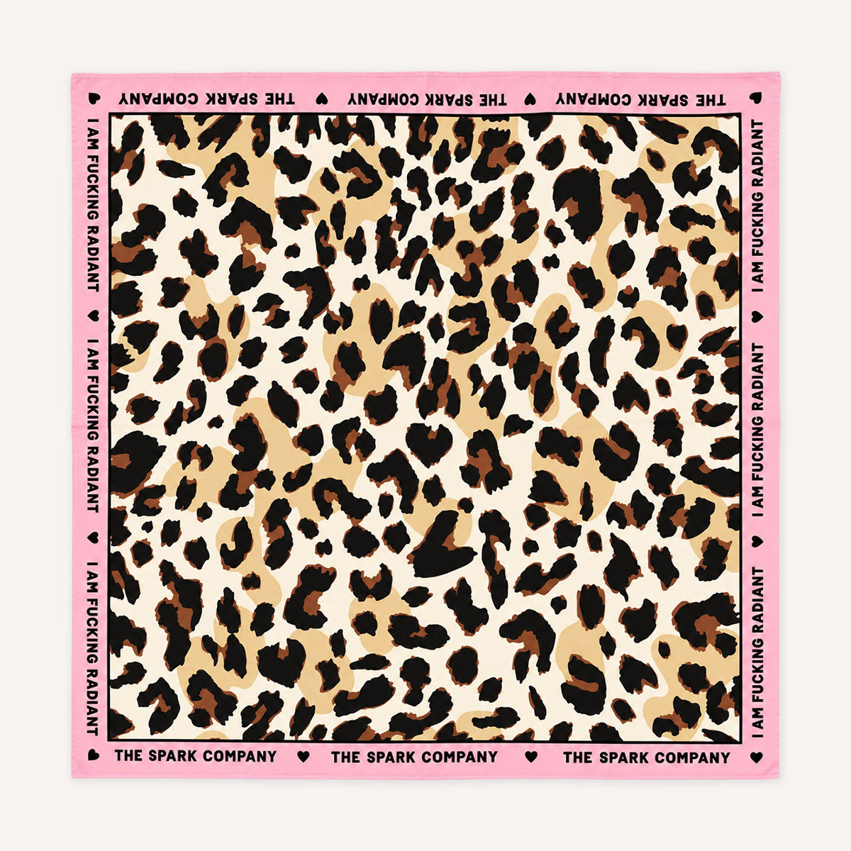 I Am F*cking Radiant Bandana Scarf-Feminist Apparel, Feminist Clothing, Feminist Bandana Scarf-The Spark Company