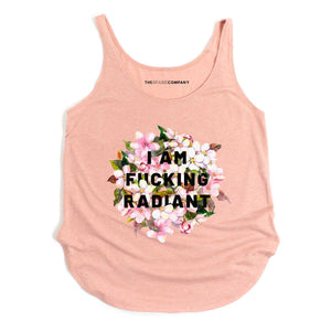 I Am F*cking Radiant Festival Tank Top-Feminist Apparel, Feminist Clothing, Feminist Tank, NL5033-The Spark Company