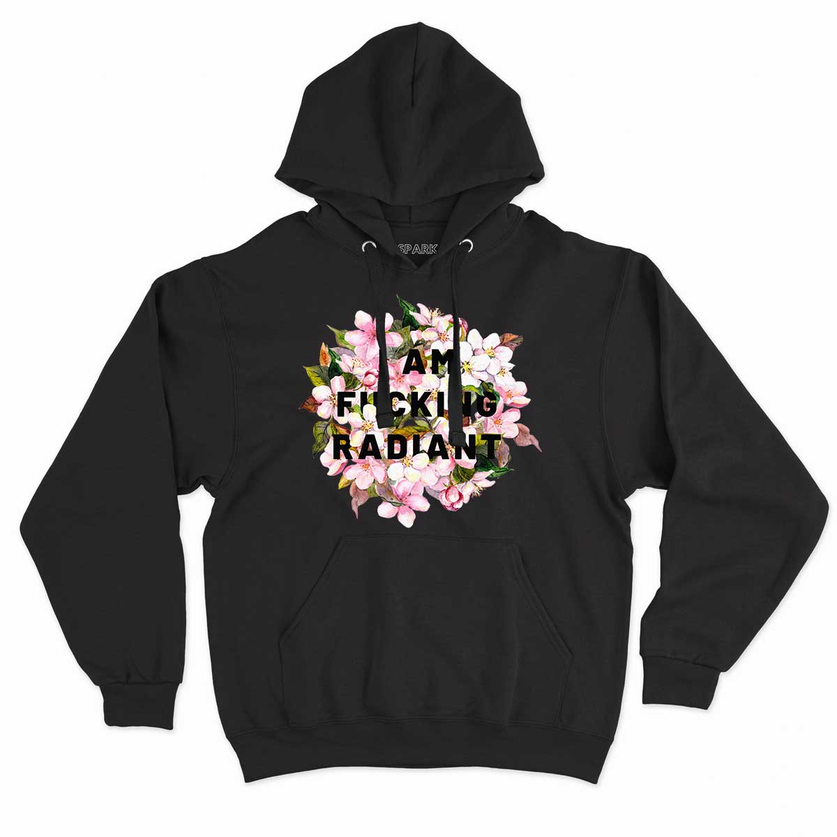 I Am F*cking Radiant Hoodie-Feminist Apparel, Feminist Clothing, Feminist Hoodie, JH001-The Spark Company