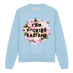 I Am F*cking Radiant Men's Sweatshirt-Feminist Apparel, Feminist Clothing, Feminist Sweatshirt, JH030-The Spark Company