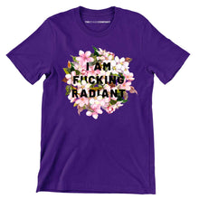 Load image into Gallery viewer, I Am F*cking Radiant Men&#39;s T-Shirt-Feminist Apparel, Feminist Clothing, Men&#39;s Feminist T Shirt, BC3001-The Spark Company