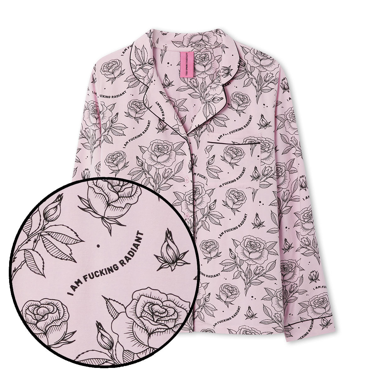 I Am F*cking Radiant Pyjama Set-Feminist Apparel, Feminist Clothing, Feminist Pyjama Set-The Spark Company