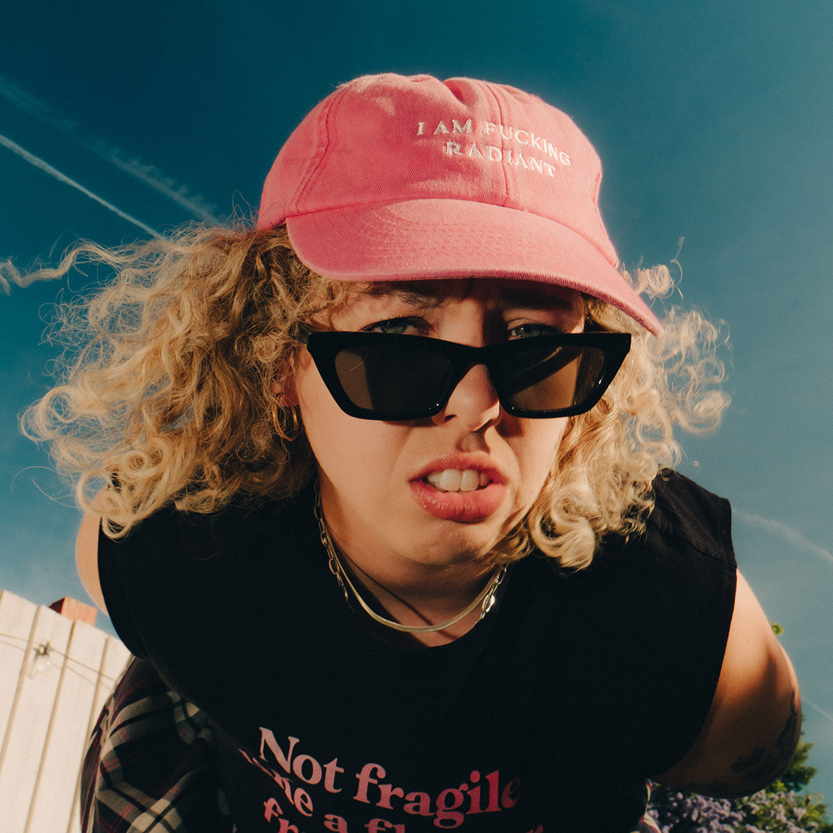 I Am F*cking Radiant Slogan Cap-Feminist Apparel, Feminist Gift, Slogan Cap, BC653-The Spark Company