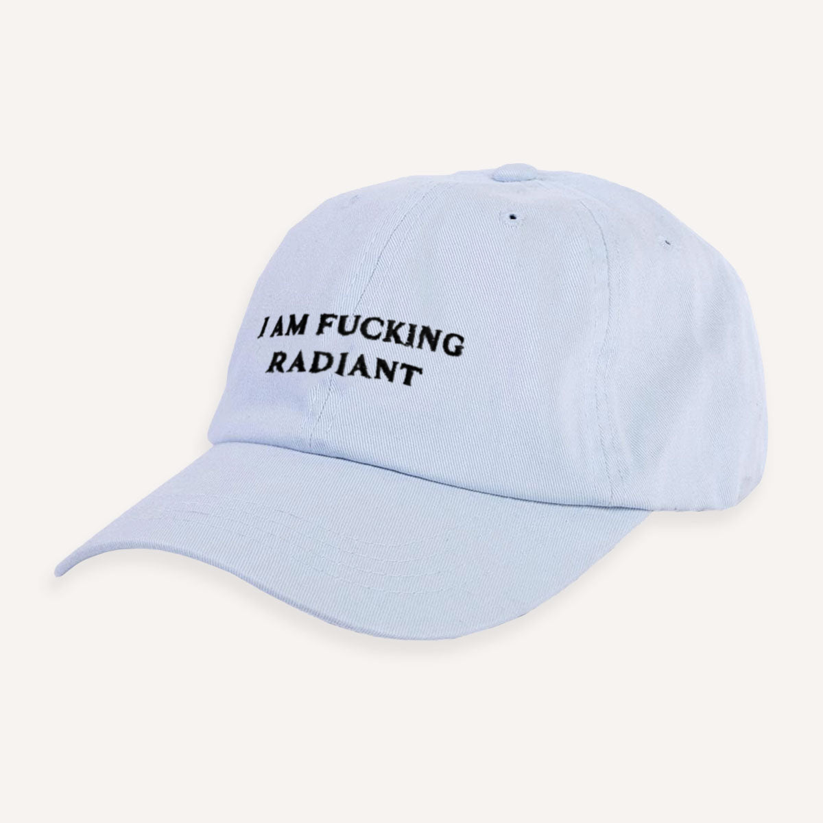 I Am F*cking Radiant Slogan Cap-Feminist Apparel, Feminist Gift, Slogan Cap, BC653-The Spark Company
