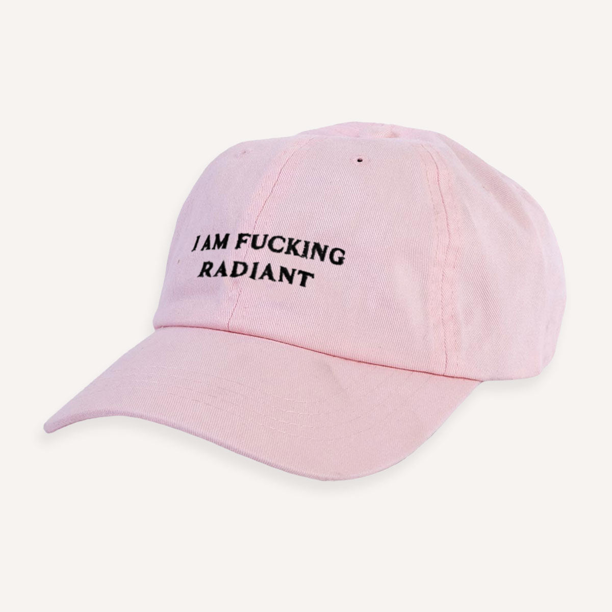 I Am F*cking Radiant Slogan Cap-Feminist Apparel, Feminist Gift, Slogan Cap, BC653-The Spark Company