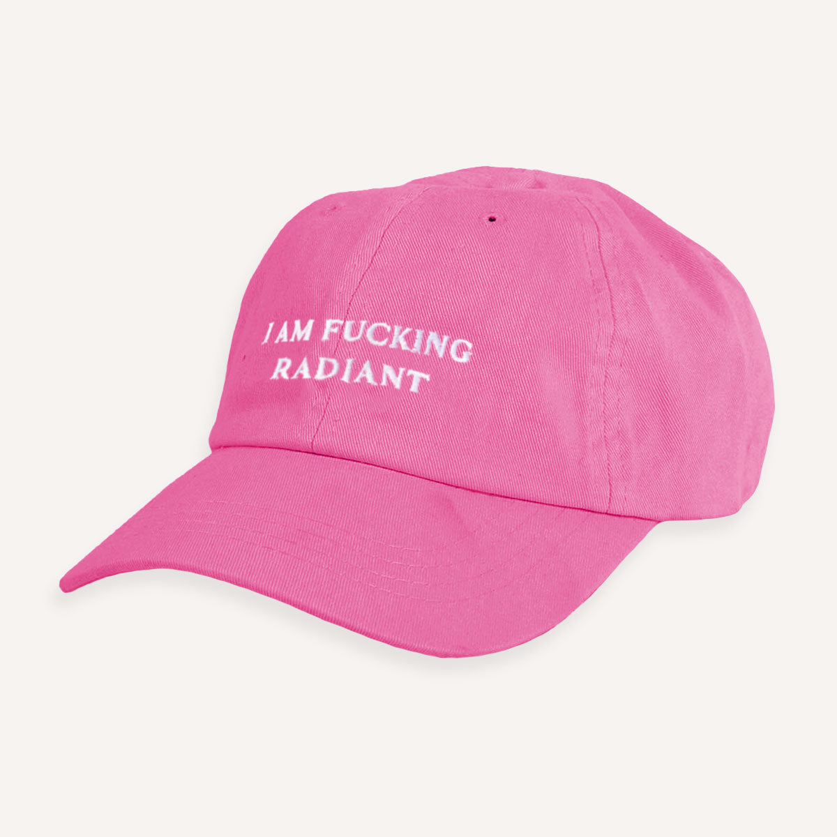 I Am F*cking Radiant Slogan Cap-Feminist Apparel, Feminist Gift, Slogan Cap, BC653-The Spark Company
