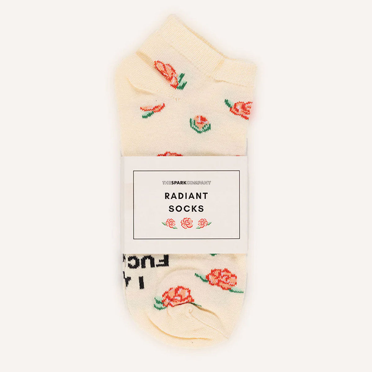 I Am F*cking Radiant Socks-Feminist Apparel, Feminist Clothing, Feminist Socks-The Spark Company