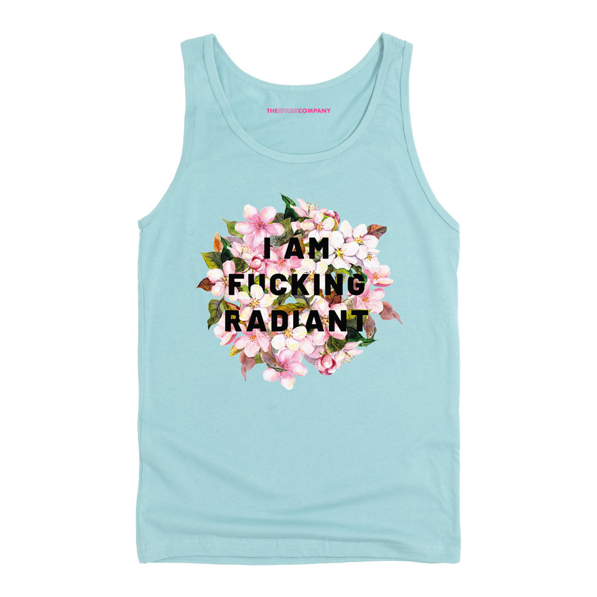 I Am F*cking Radiant Tank Top-Feminist Apparel, Feminist Clothing, Feminist Tank, 03980-The Spark Company